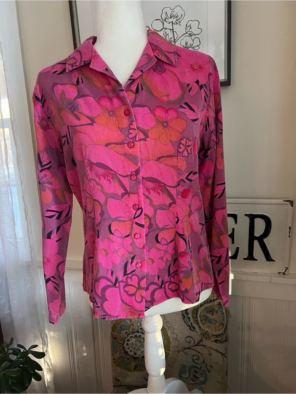 Tianello Button front blouse